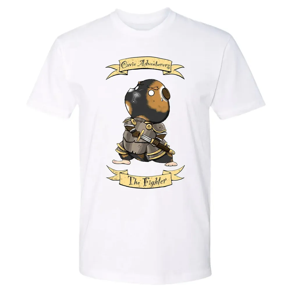 Cavie Adventurers - The Fighter Premium Unisex T-shirt - 4