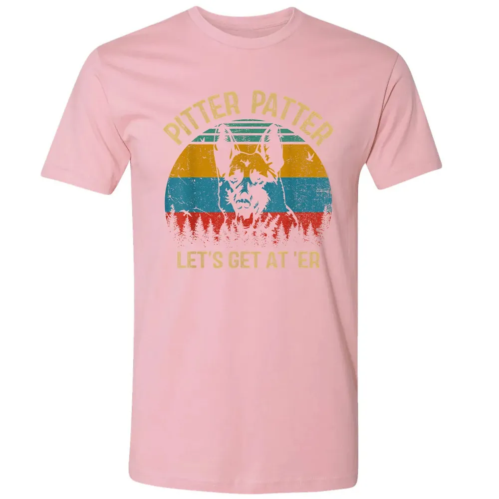 Funny Pitter Vintage Patter German Shepherd 2 Premium Unisex T-shirt - 3