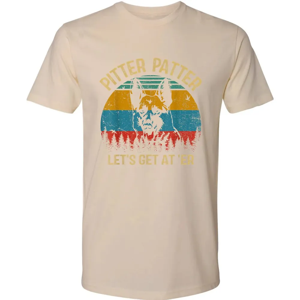 Funny Pitter Vintage Patter German Shepherd 2 Premium Unisex T-shirt - 13