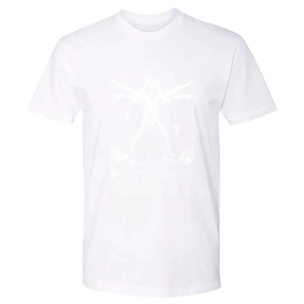 Vitruvian Pale Man Premium Unisex T-shirt - 4