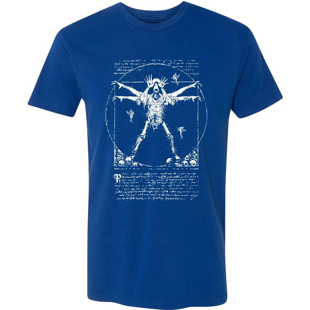 Vitruvian Pale Man Premium Unisex T-shirt - 10