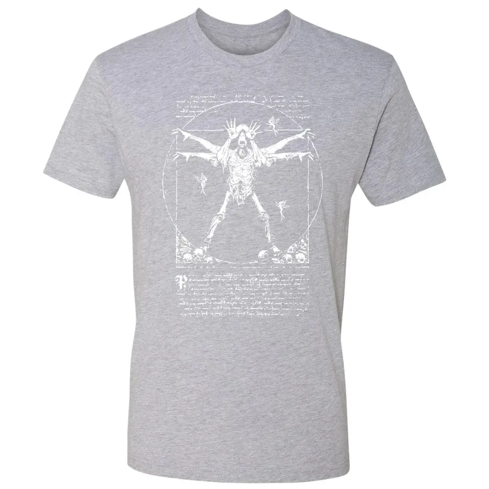 Vitruvian Pale Man Premium Unisex T-shirt - 9