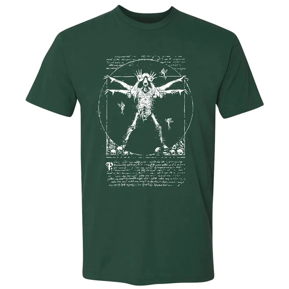 Vitruvian Pale Man Premium Unisex T-shirt - 12
