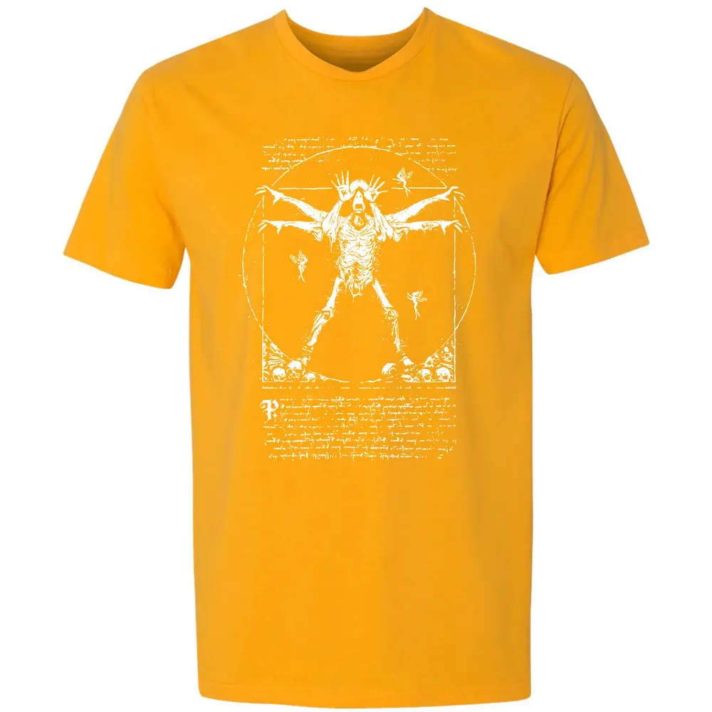 Vitruvian Pale Man Premium Unisex T-shirt - 11