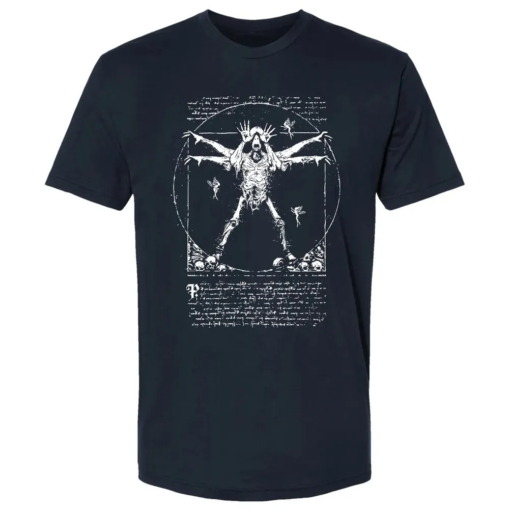 Vitruvian Pale Man Premium Unisex T-shirt - 2
