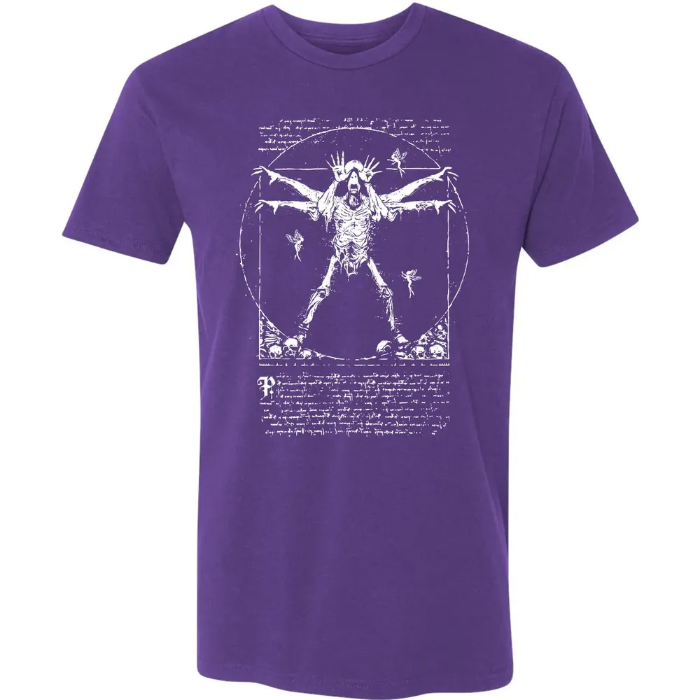 Vitruvian Pale Man Premium Unisex T-shirt - 7