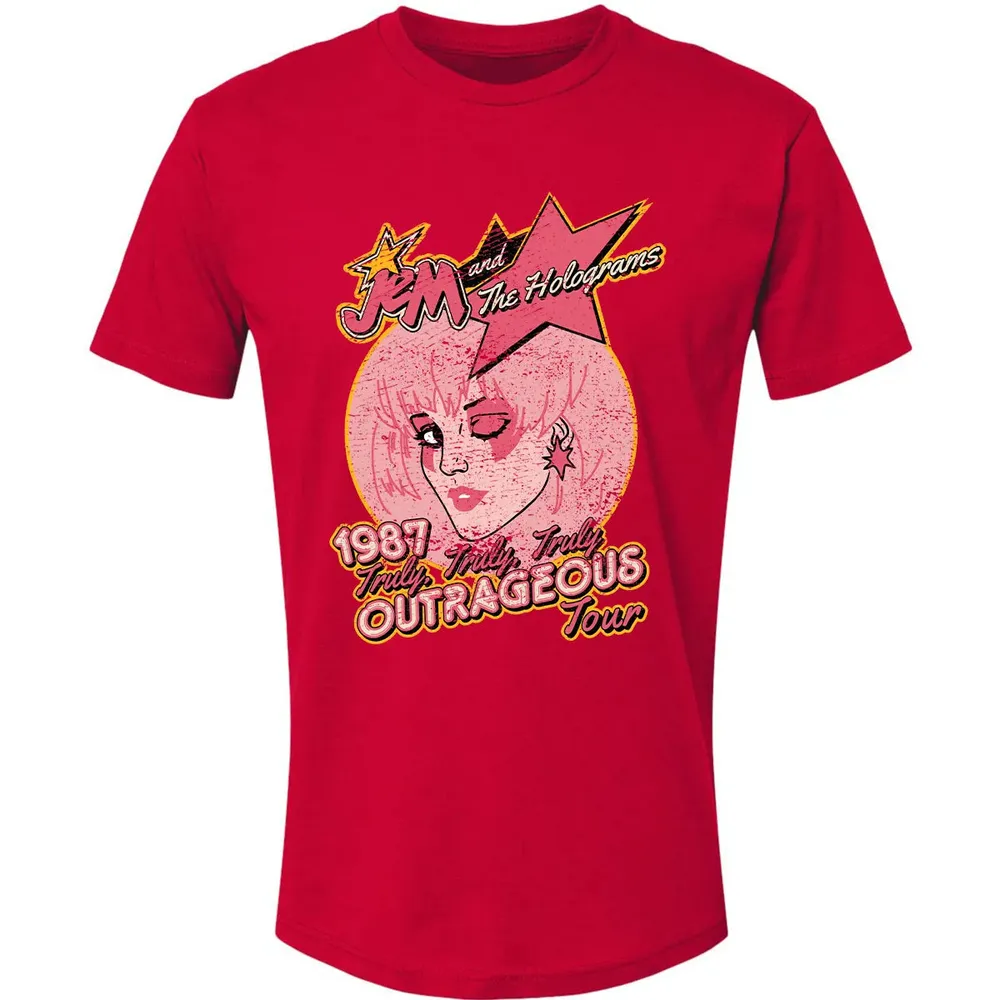 Jem and The Holograms Tour Premium Unisex T-shirt - 6