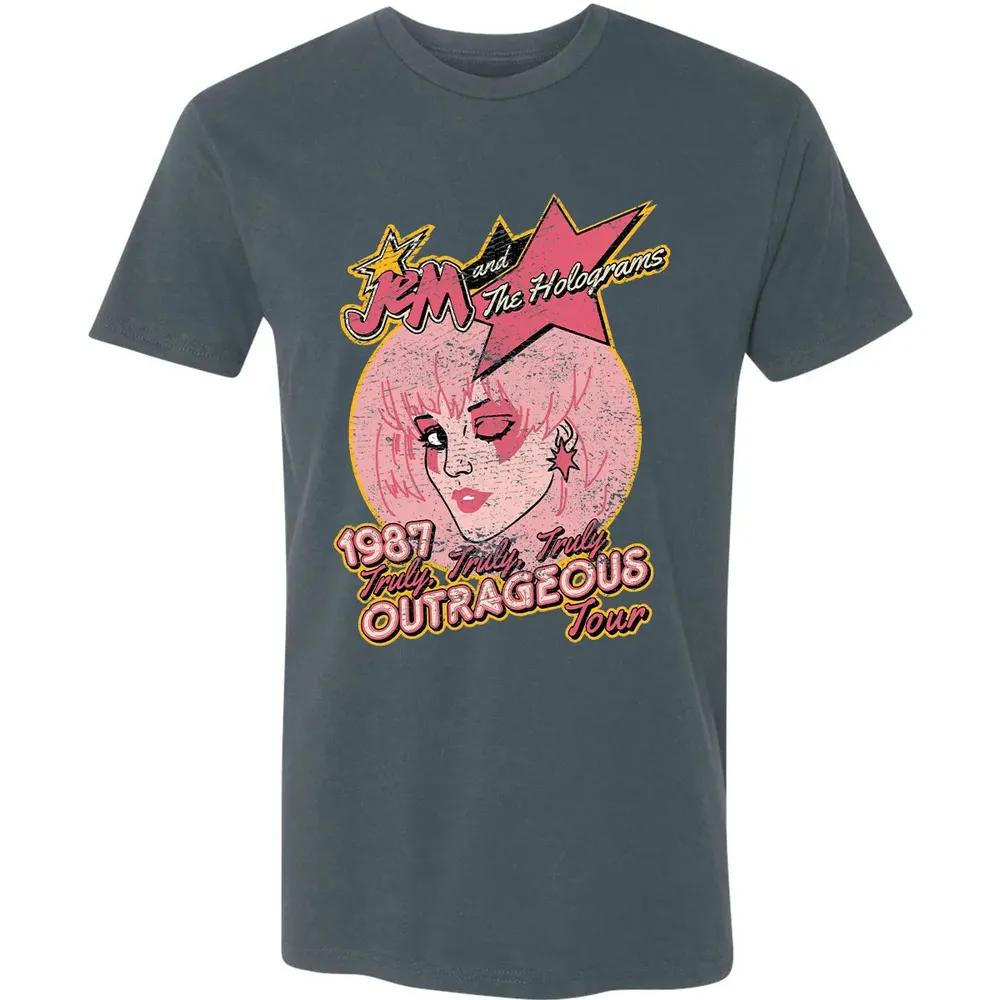 Jem and The Holograms Tour Premium Unisex T-shirt - 14