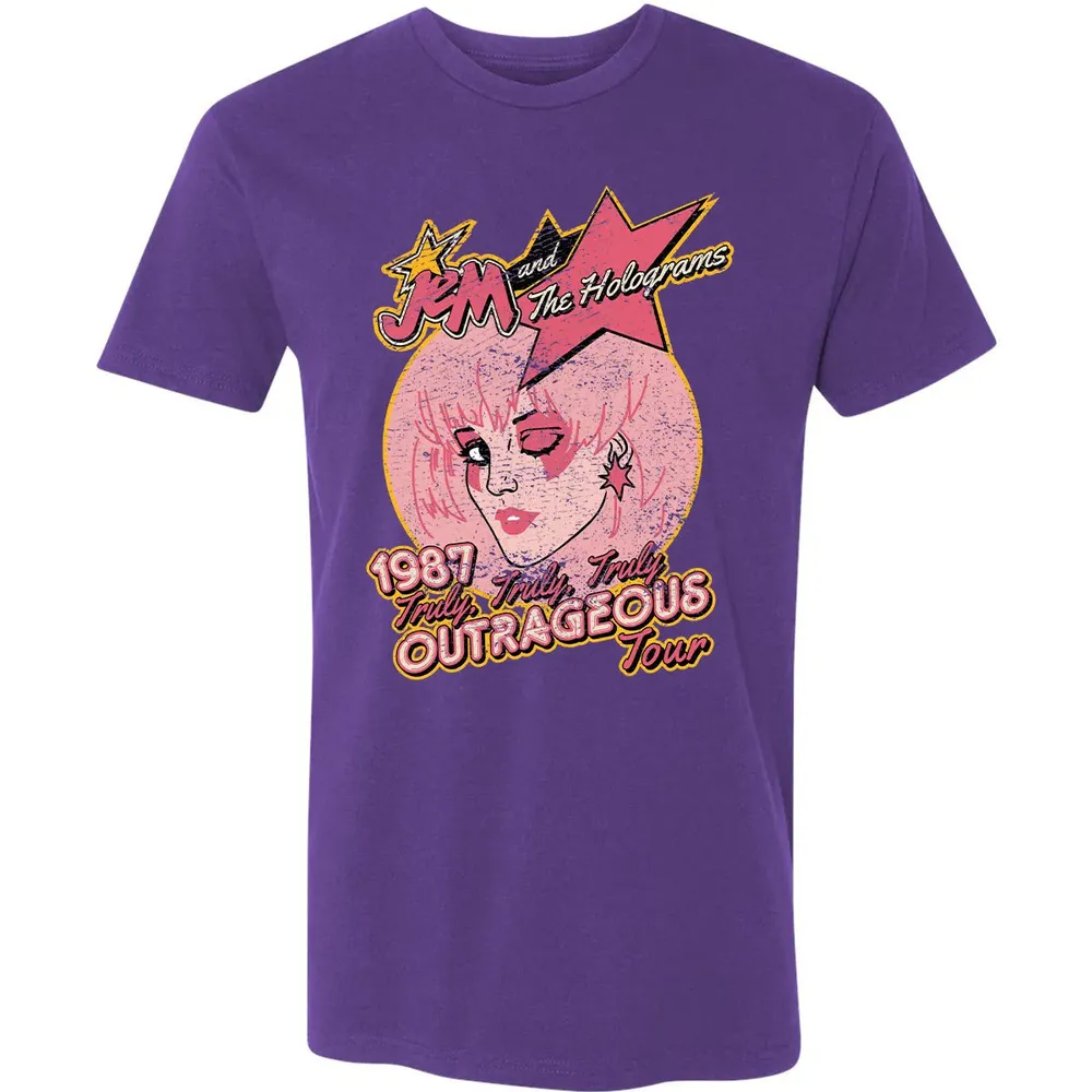 Jem and The Holograms Tour Premium Unisex T-shirt - 7