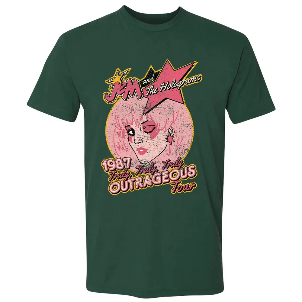Jem and The Holograms Tour Premium Unisex T-shirt - 12