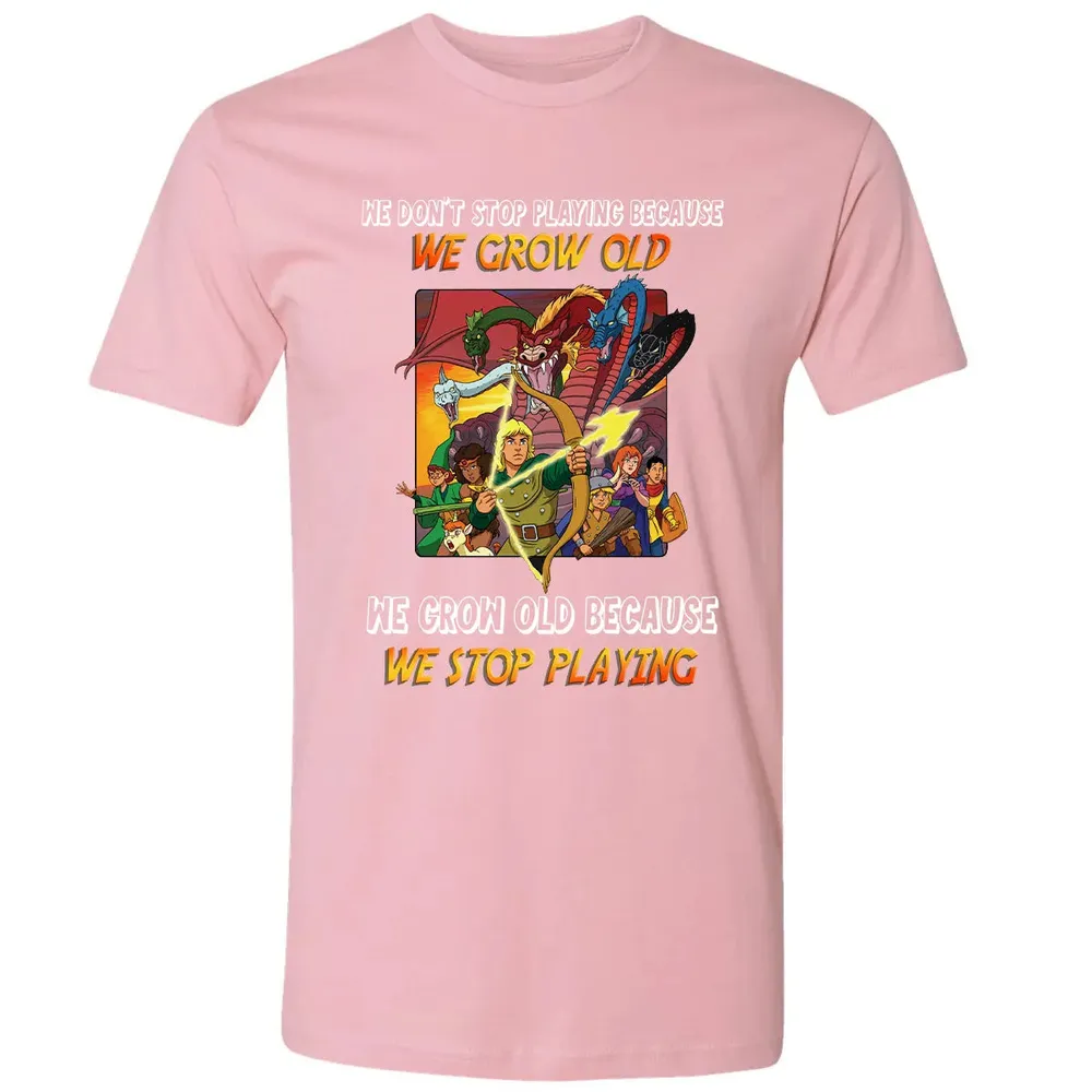 We Grow Old Because We Stop Playing Premium Unisex T-shirt - 3