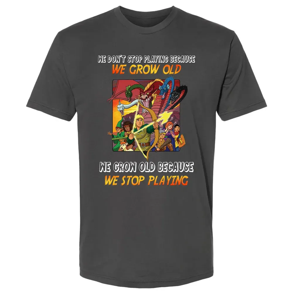 We Grow Old Because We Stop Playing Premium Unisex T-shirt - 8