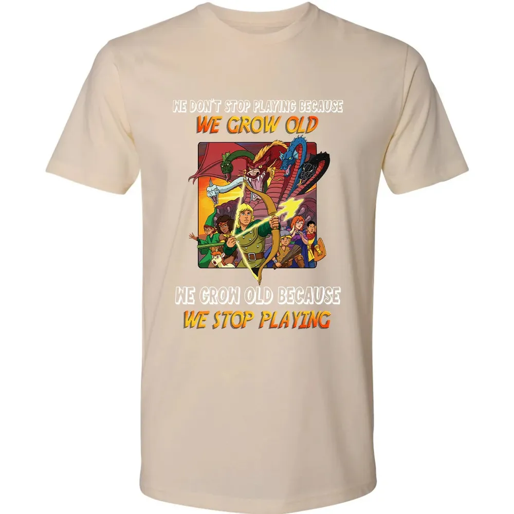 We Grow Old Because We Stop Playing Premium Unisex T-shirt - 13