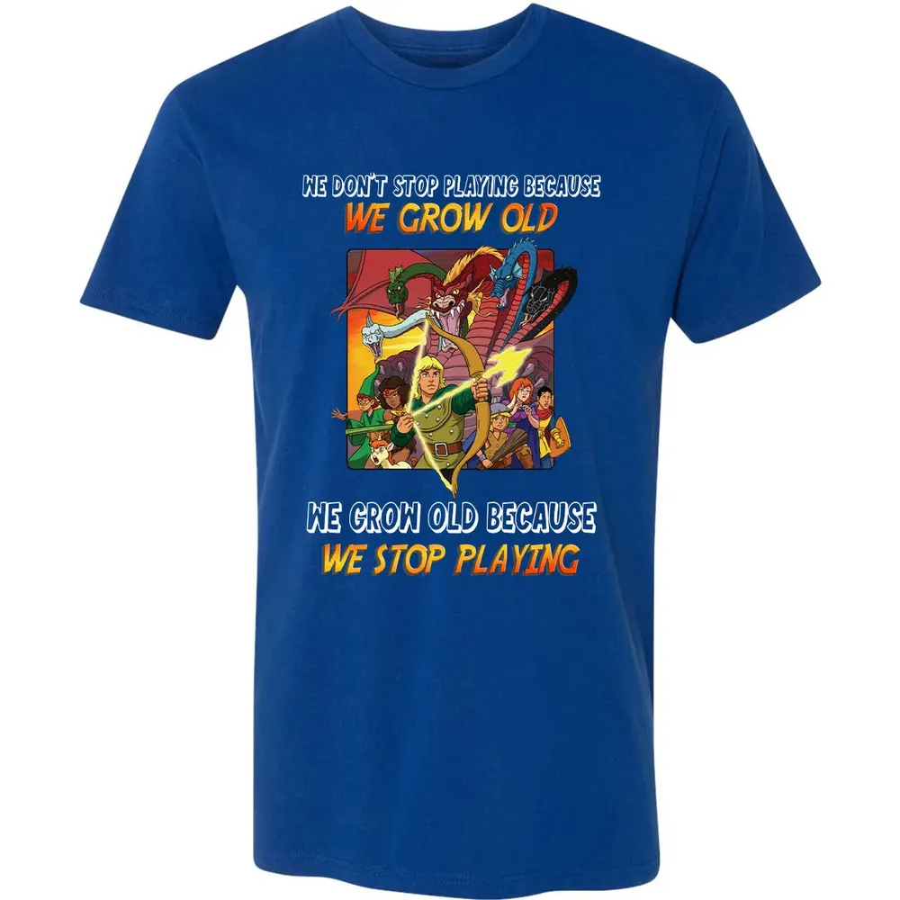 We Grow Old Because We Stop Playing Premium Unisex T-shirt - 10