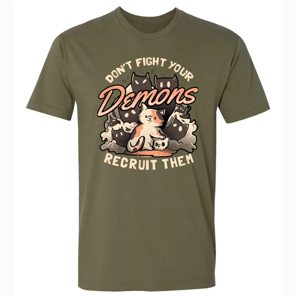 Don't Fight Your Demons Premium Unisex T-shirt - 5