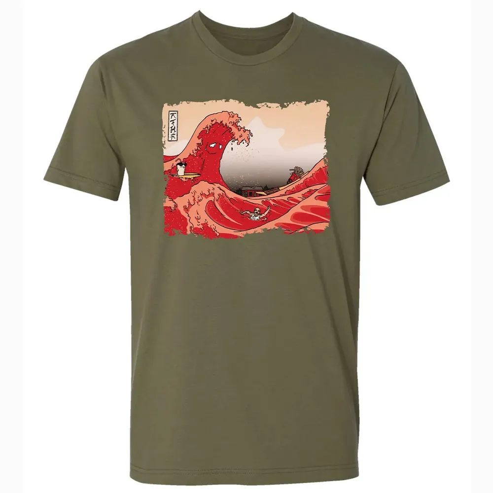 Wave Off Hunger Force Premium Unisex T-shirt - 5