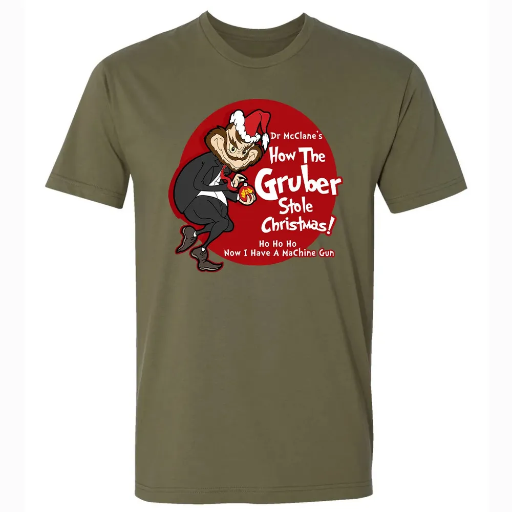 How The Gruber Stole Christmas! Premium Unisex T-shirt - 5