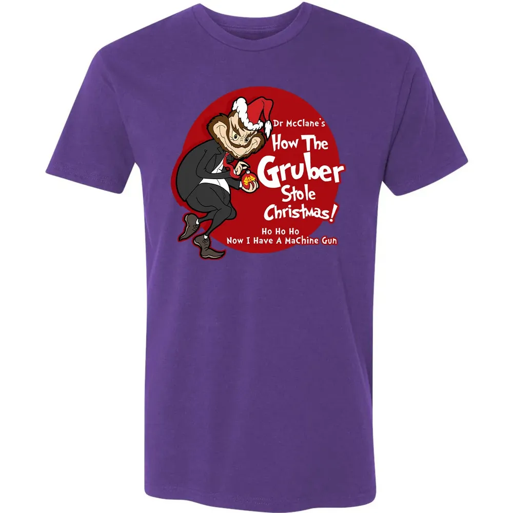 How The Gruber Stole Christmas! Premium Unisex T-shirt - 7