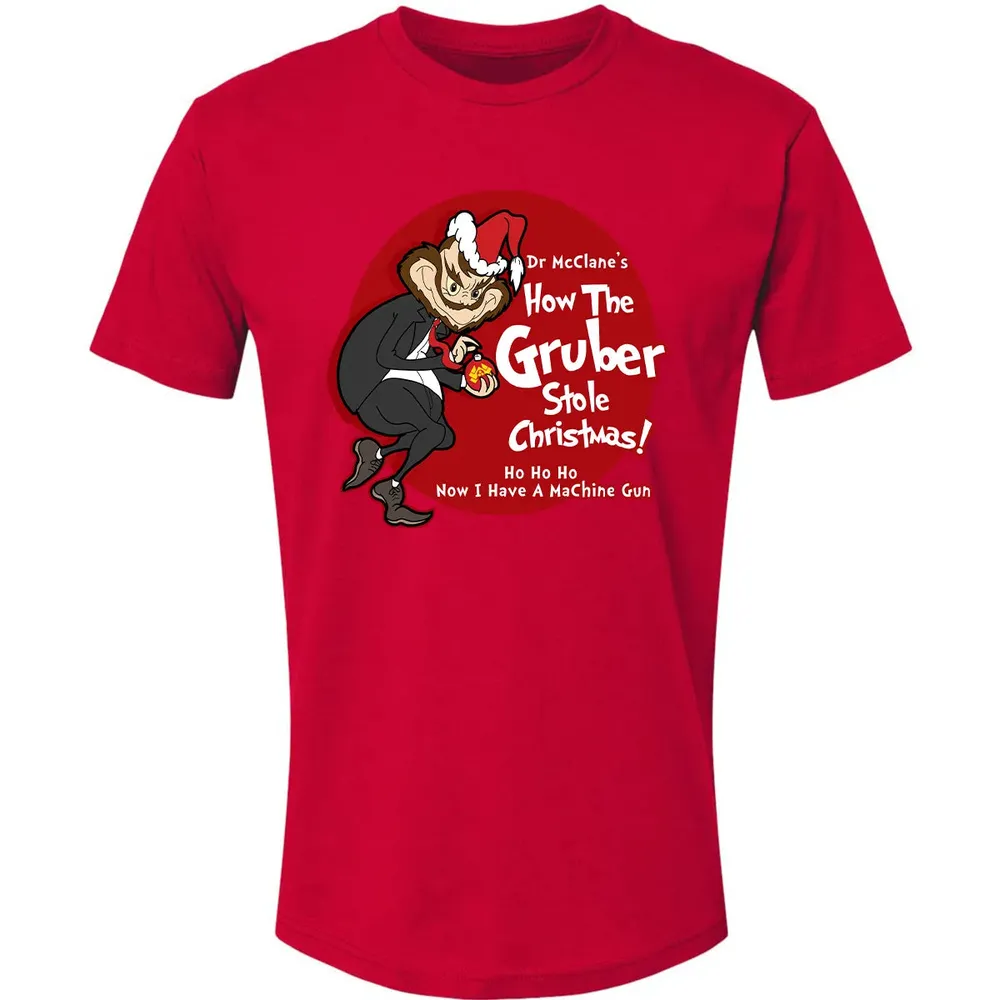 How The Gruber Stole Christmas! Premium Unisex T-shirt - 6