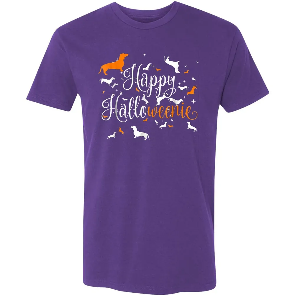 Happy Halloweenie Dachshund Premium Unisex T-shirt - 7