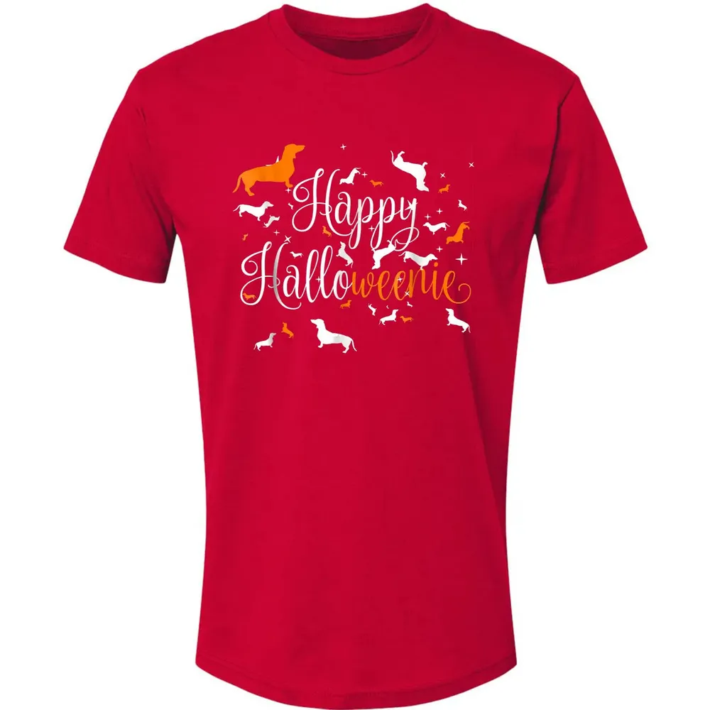 Happy Halloweenie Dachshund Premium Unisex T-shirt - 6