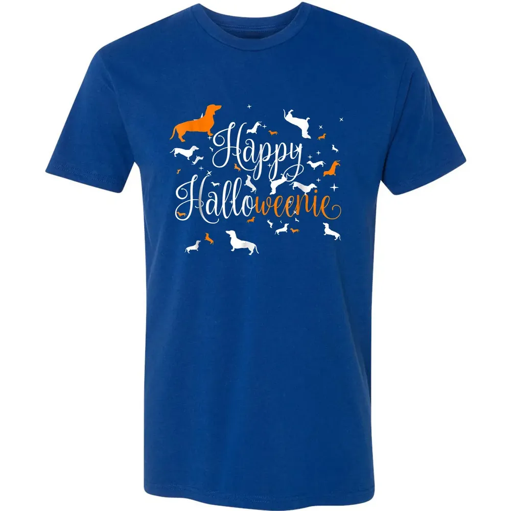 Happy Halloweenie Dachshund Premium Unisex T-shirt - 10