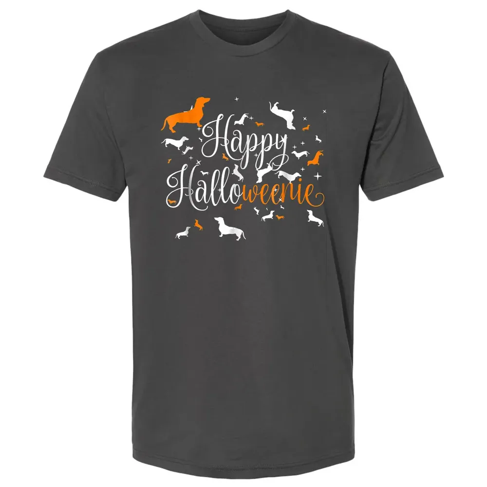 Happy Halloweenie Dachshund Premium Unisex T-shirt - 8