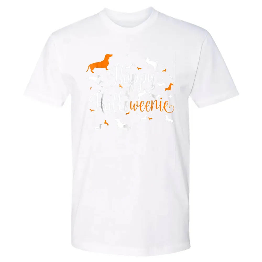 Happy Halloweenie Dachshund Premium Unisex T-shirt - 4