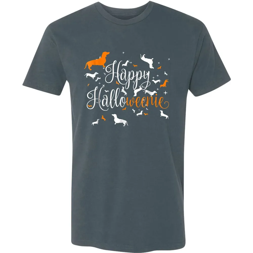 Happy Halloweenie Dachshund Premium Unisex T-shirt - 14