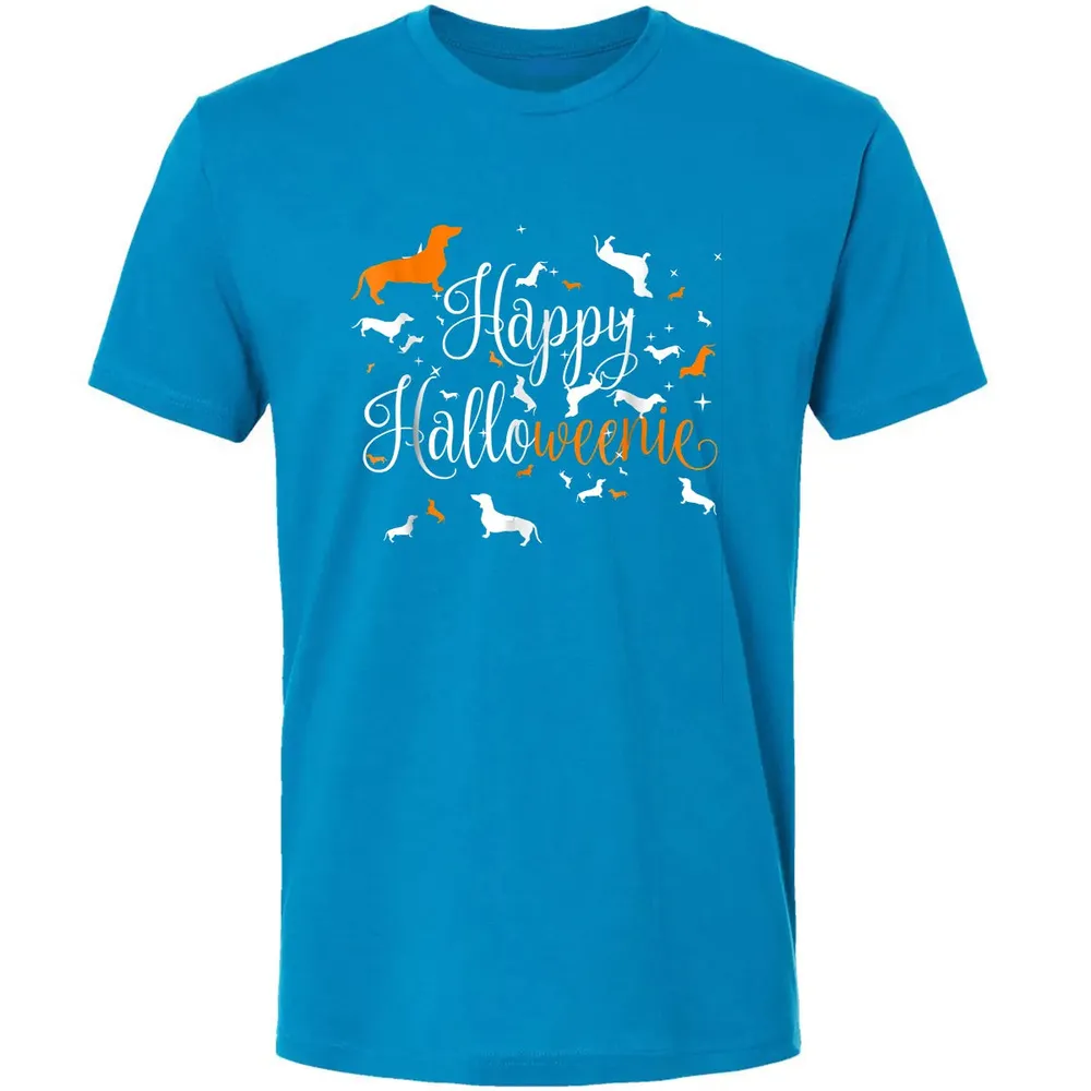 Happy Halloweenie Dachshund Premium Unisex T-shirt - 15