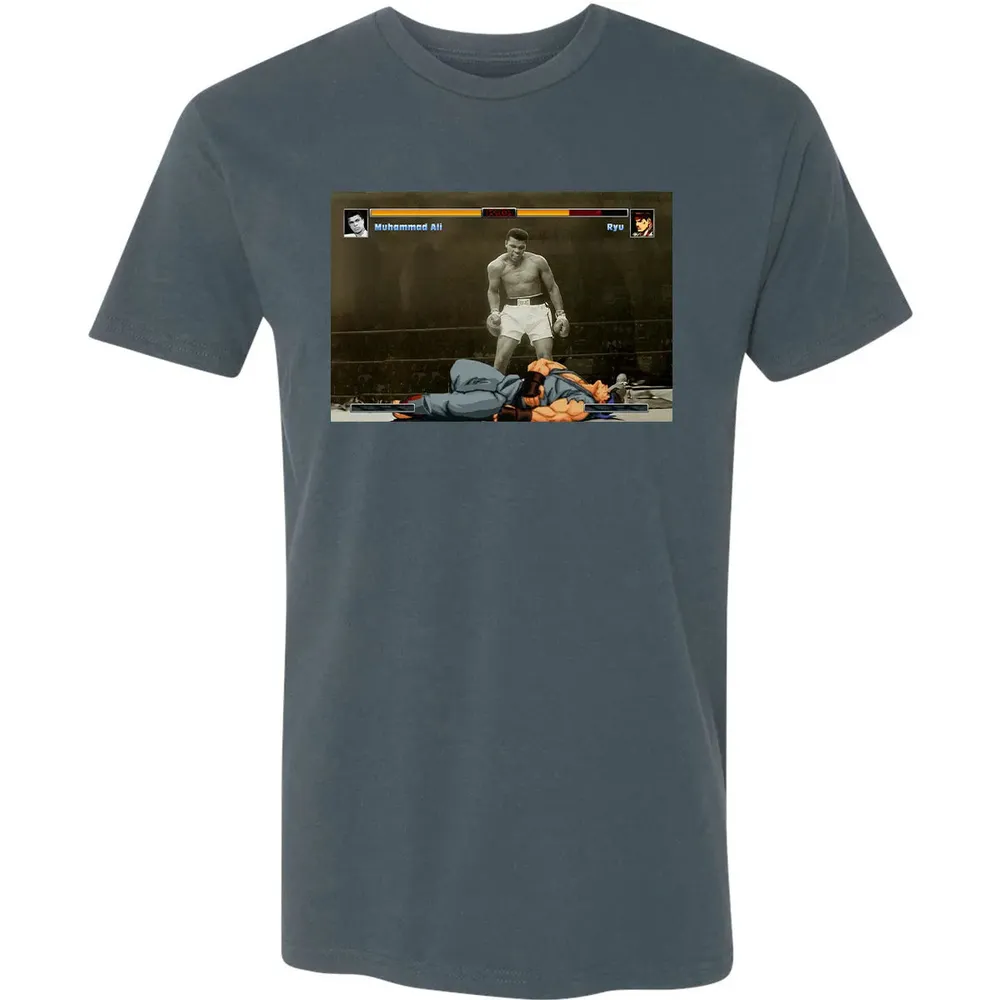 Muhammad Ali vs Ryu Premium Unisex T-shirt - 14