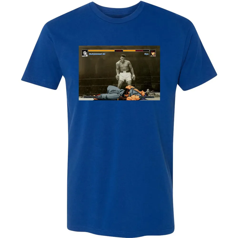 Muhammad Ali vs Ryu Premium Unisex T-shirt - 10