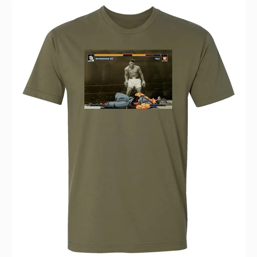 Muhammad Ali vs Ryu Premium Unisex T-shirt - 5