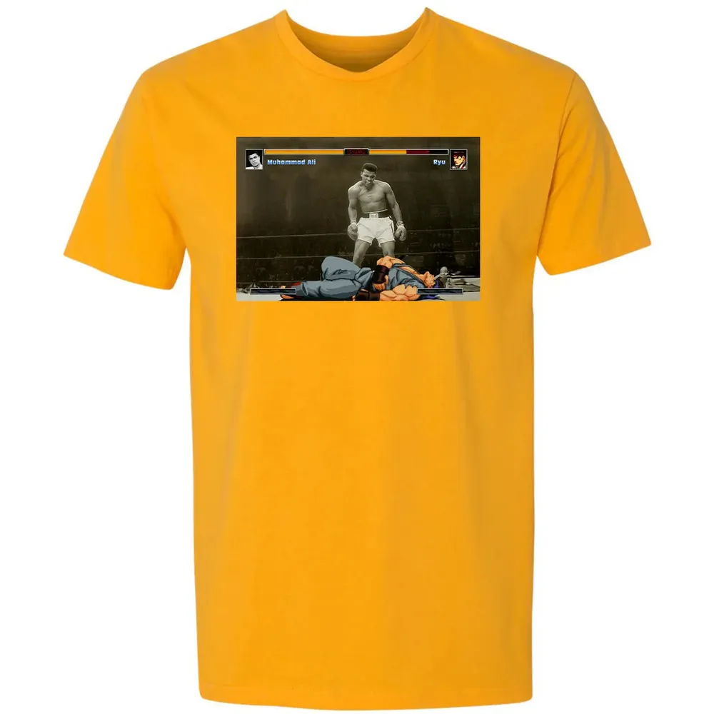 Muhammad Ali vs Ryu Premium Unisex T-shirt - 11