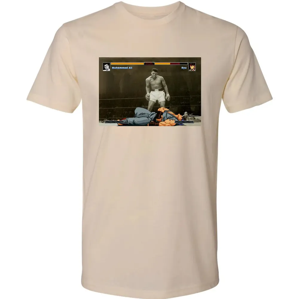 Muhammad Ali vs Ryu Premium Unisex T-shirt - 13