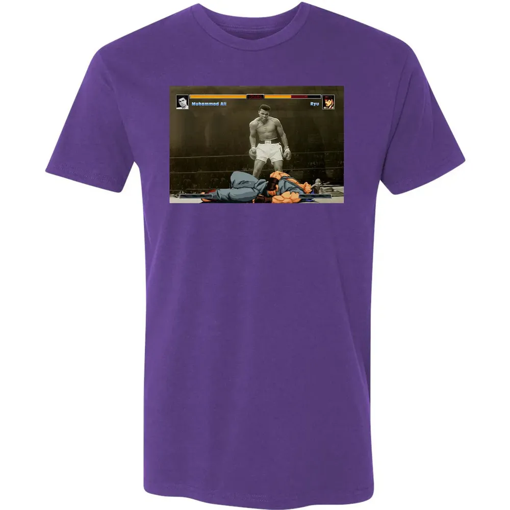 Muhammad Ali vs Ryu Premium Unisex T-shirt - 7