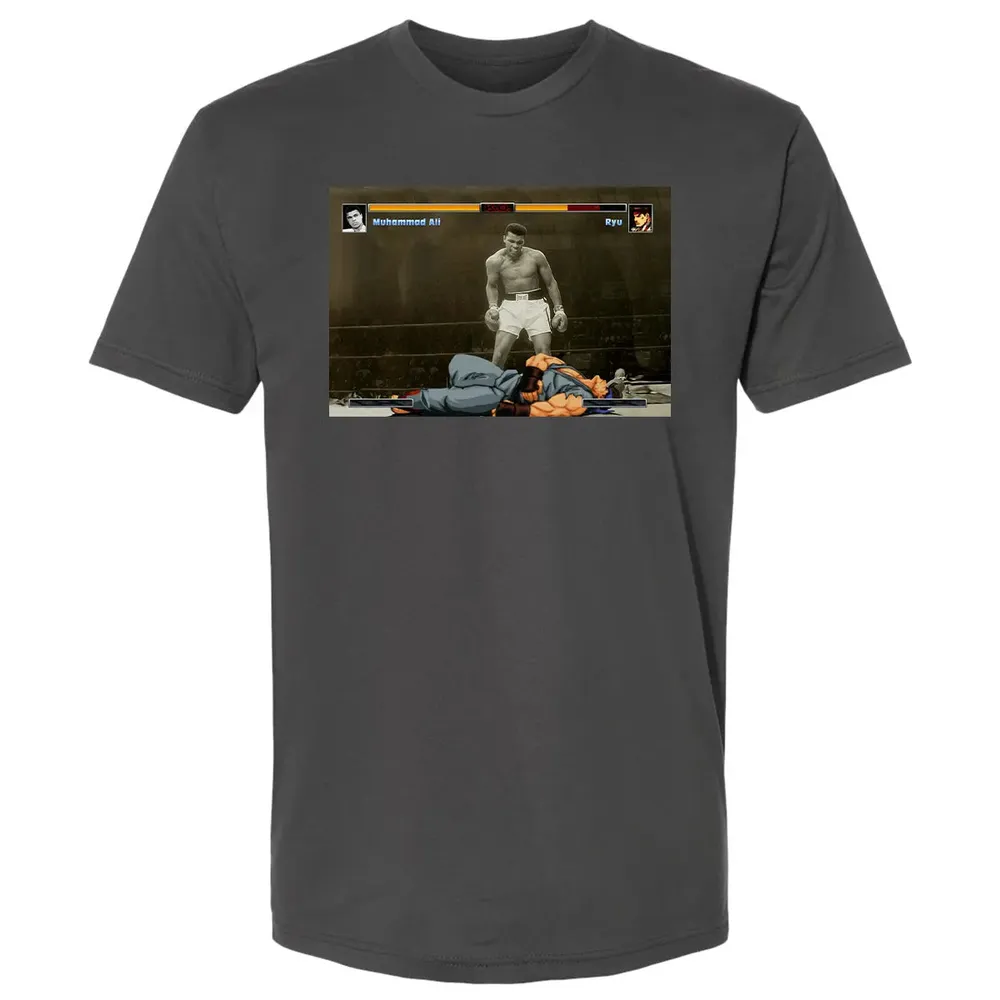 Muhammad Ali vs Ryu Premium Unisex T-shirt - 8