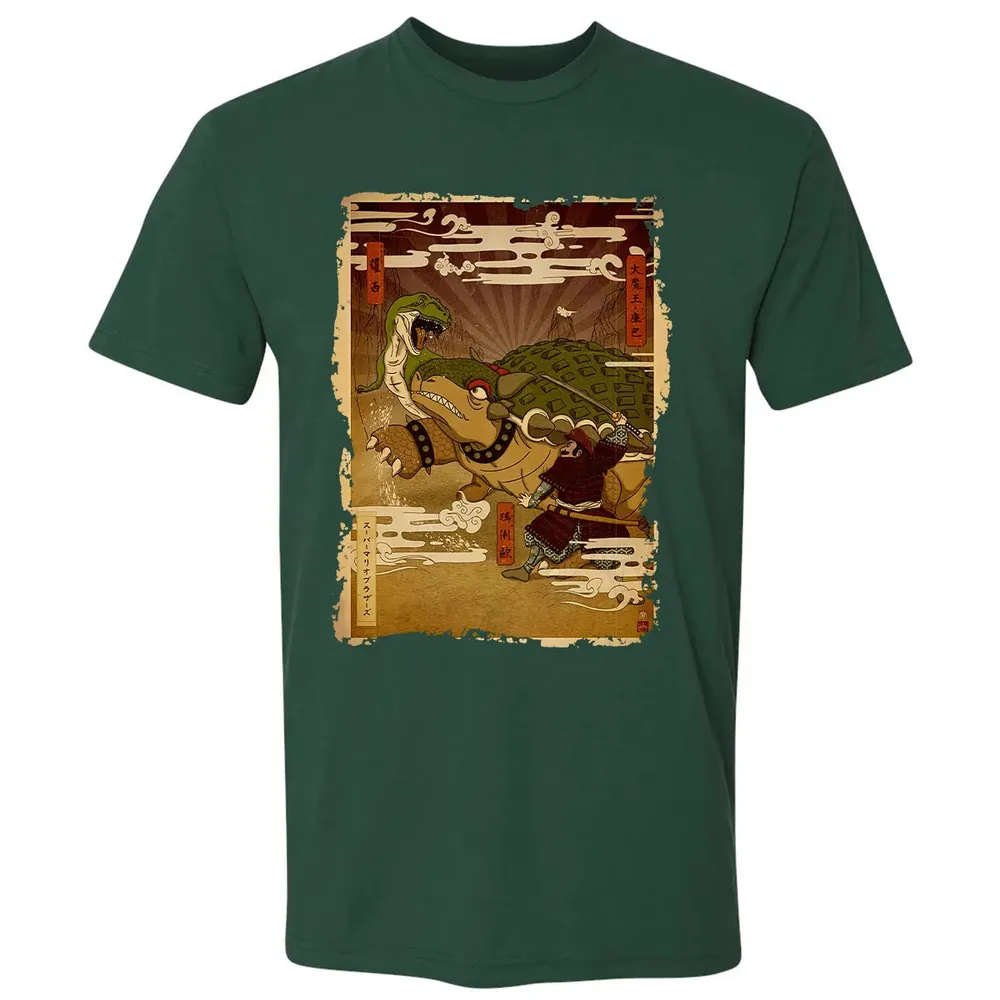 Ukiyo-e Mario Premium Unisex T-shirt - 12