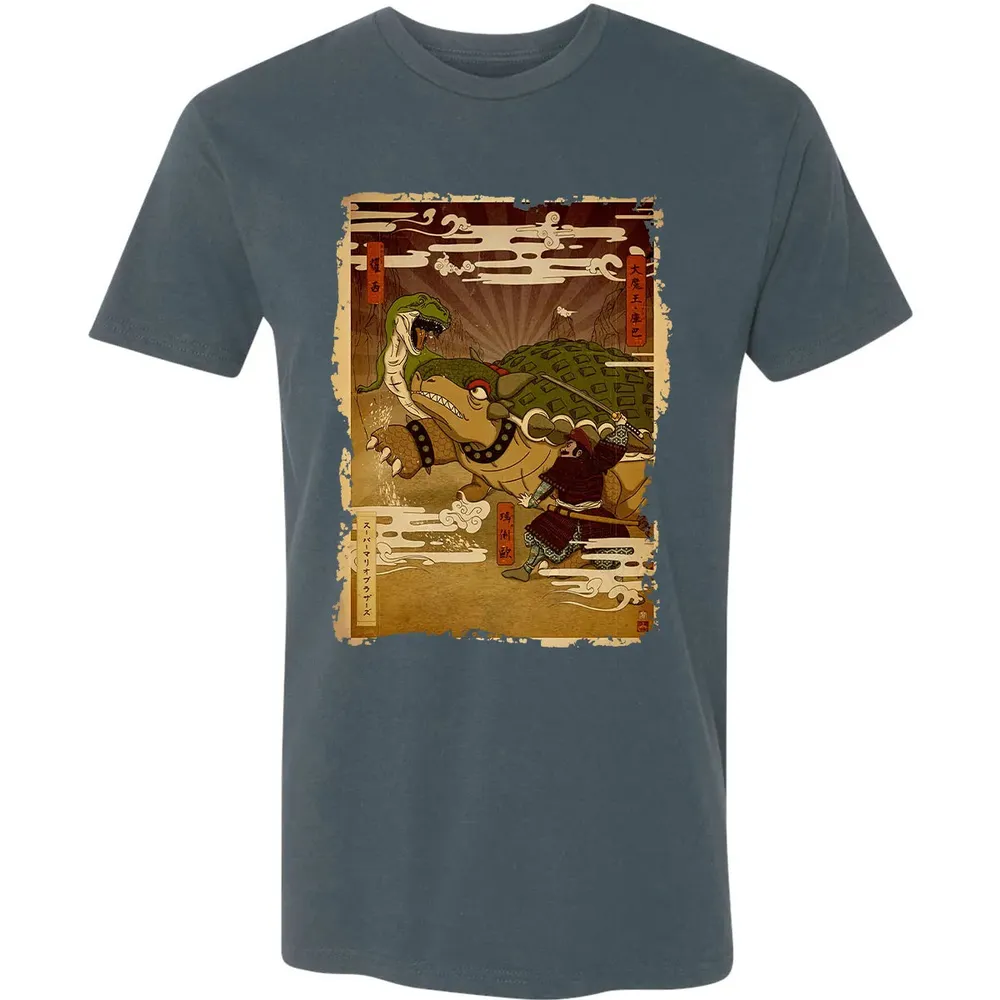 Ukiyo-e Mario Premium Unisex T-shirt - 14
