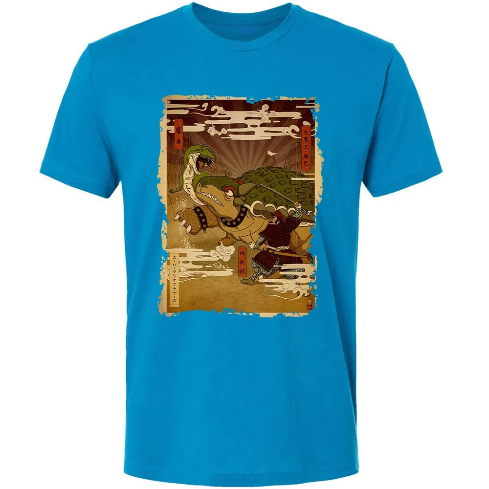 Ukiyo-e Mario Premium Unisex T-shirt - 15