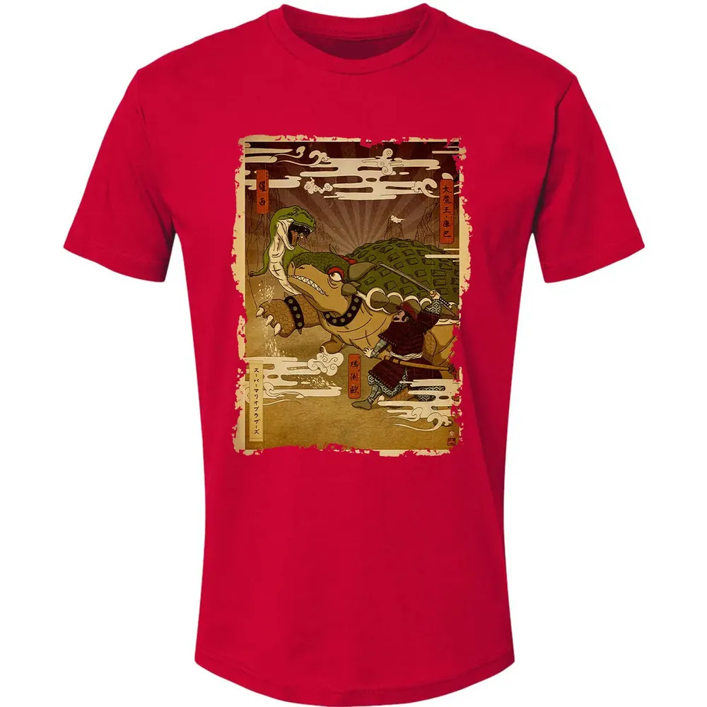 Ukiyo-e Mario Premium Unisex T-shirt - 6