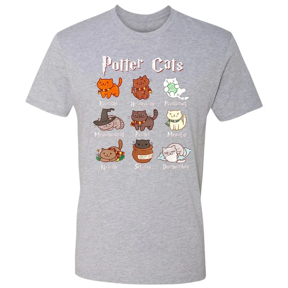 Potter Cats Cute Harry Pawter Kitten Gifts for Cat Lover Premium Unisex T-shirt - 9
