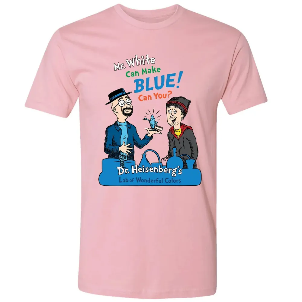 Mr.White Can Make Blue Premium Unisex T-shirt - 3
