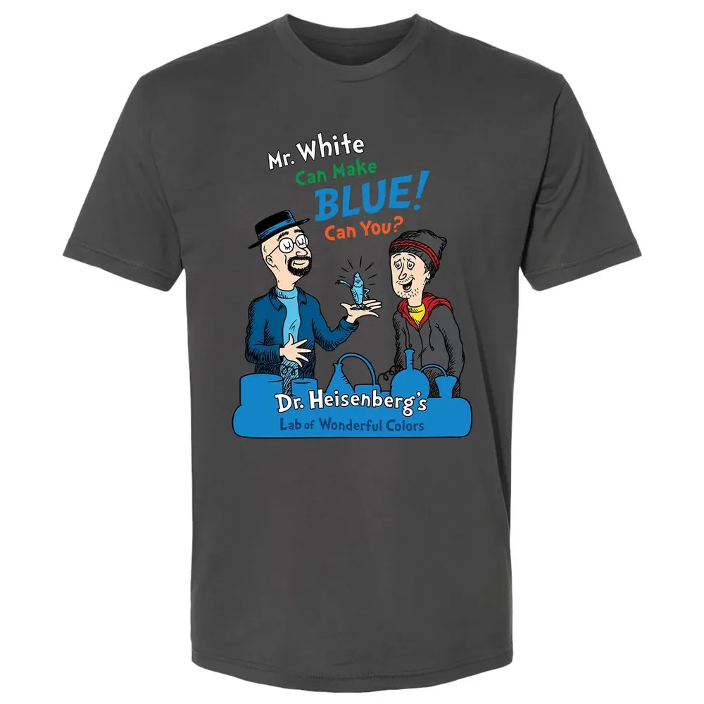 Mr.White Can Make Blue Premium Unisex T-shirt - 8