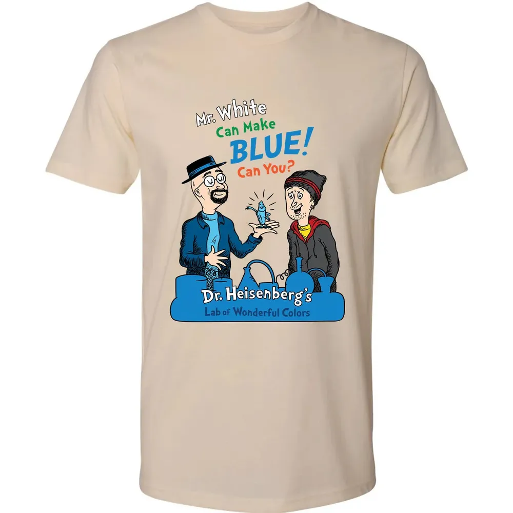 Mr.White Can Make Blue Premium Unisex T-shirt - 13