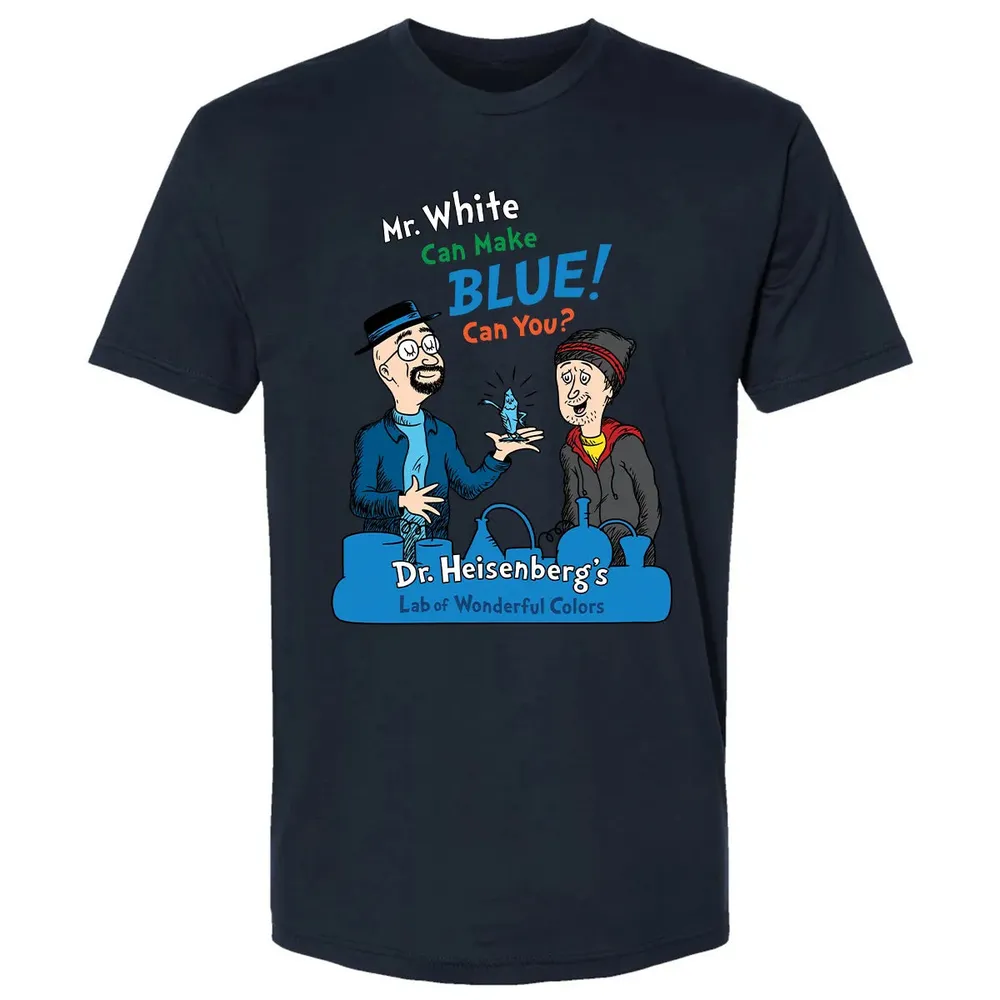 Mr.White Can Make Blue Premium Unisex T-shirt - 2