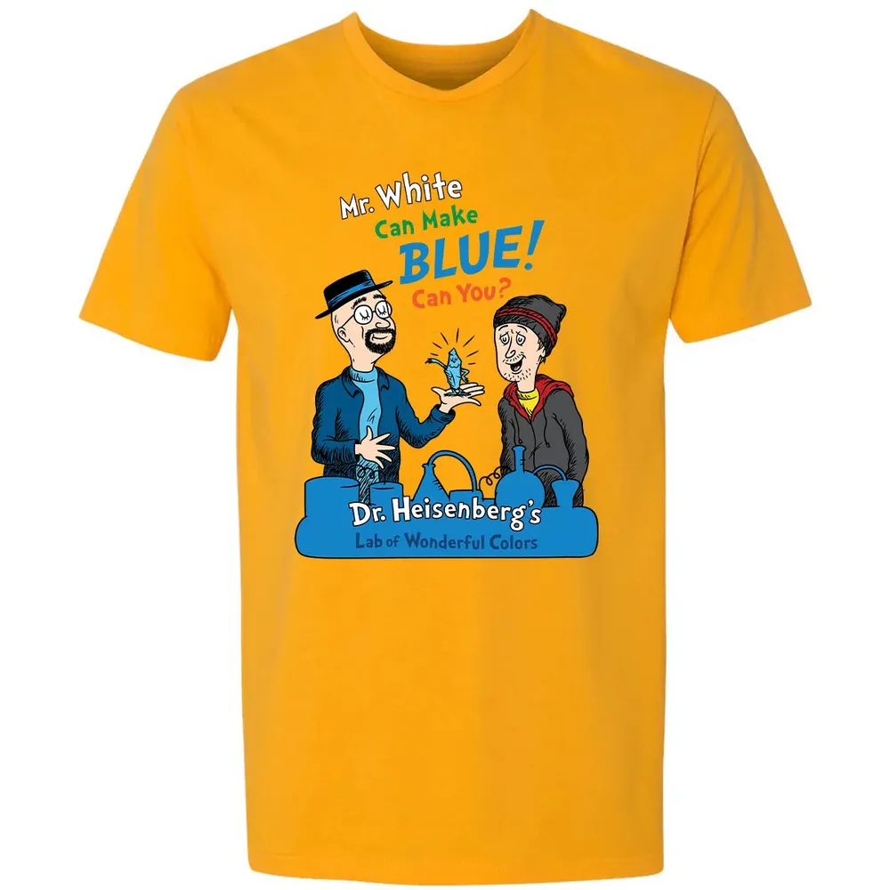 Mr.White Can Make Blue Premium Unisex T-shirt - 11