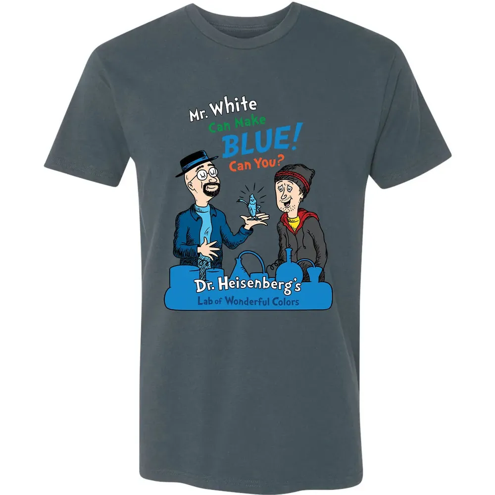 Mr.White Can Make Blue Premium Unisex T-shirt - 14