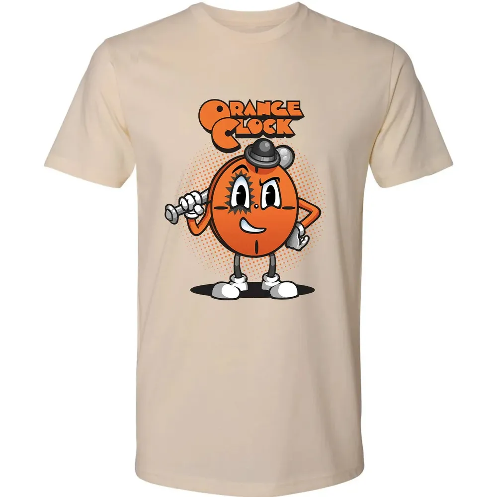 Orange Clock Premium Unisex T-shirt - 13
