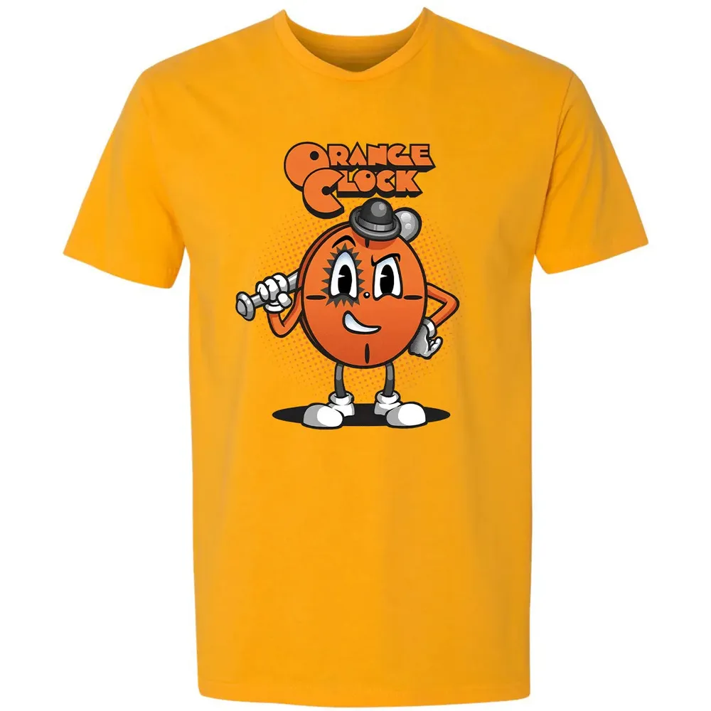 Orange Clock Premium Unisex T-shirt - 11